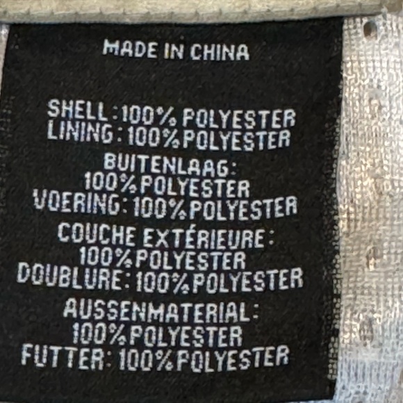 Polyester Jacket with Multilingual Label - Picture 9 of 16